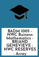 BADM_1005_-_NWC_Buiness_Mathematics_-_BRIAND_GENEVIEVE_-_NWC_RESERVES